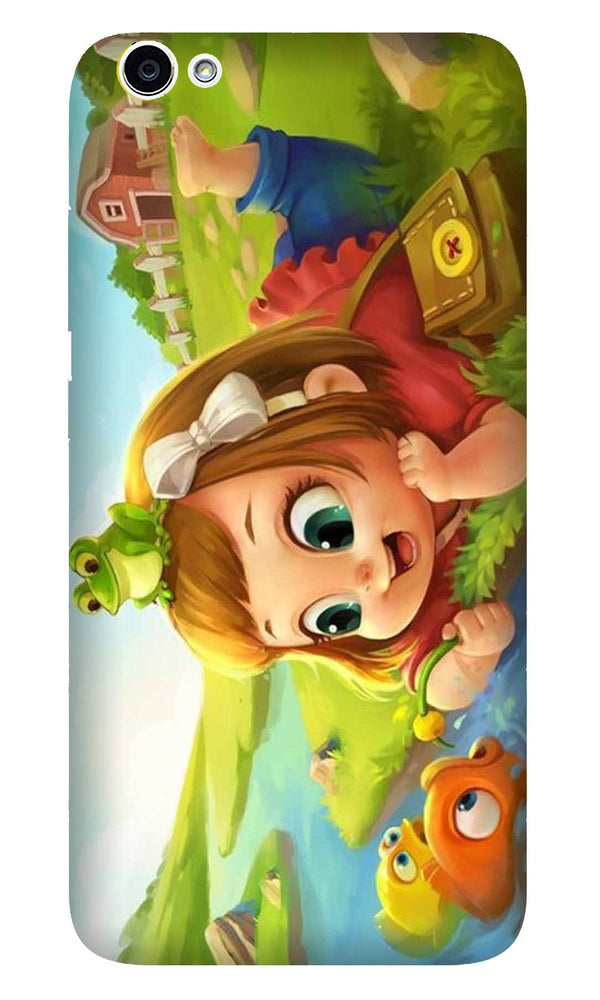 Baby Girl Mobile Back Case for Vivo Y81i (Design - 339)