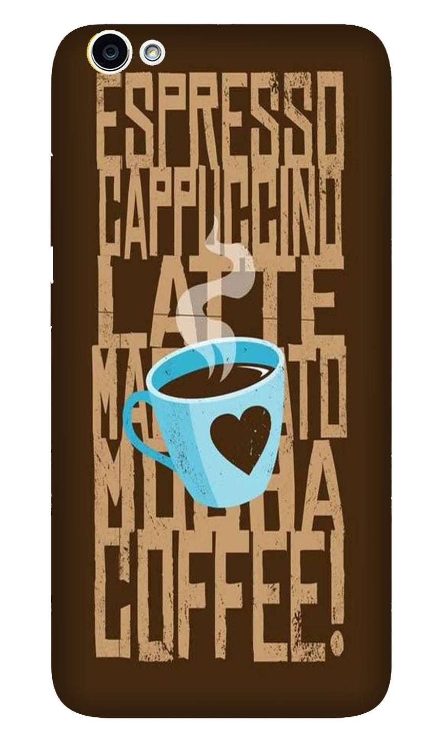 Love Coffee Mobile Back Case for Vivo Y81i (Design - 351)