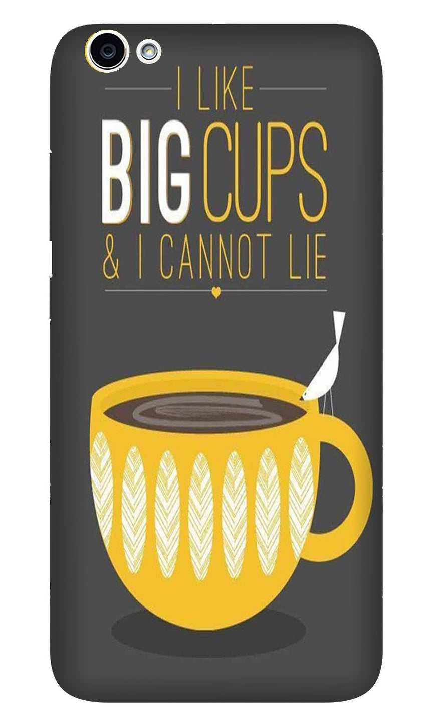Big Cups Coffee Mobile Back Case for Vivo Y55/ Y55s (Design - 352)