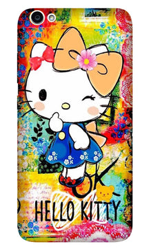 Hello Kitty Mobile Back Case for Vivo Y55/ Y55s (Design - 362)