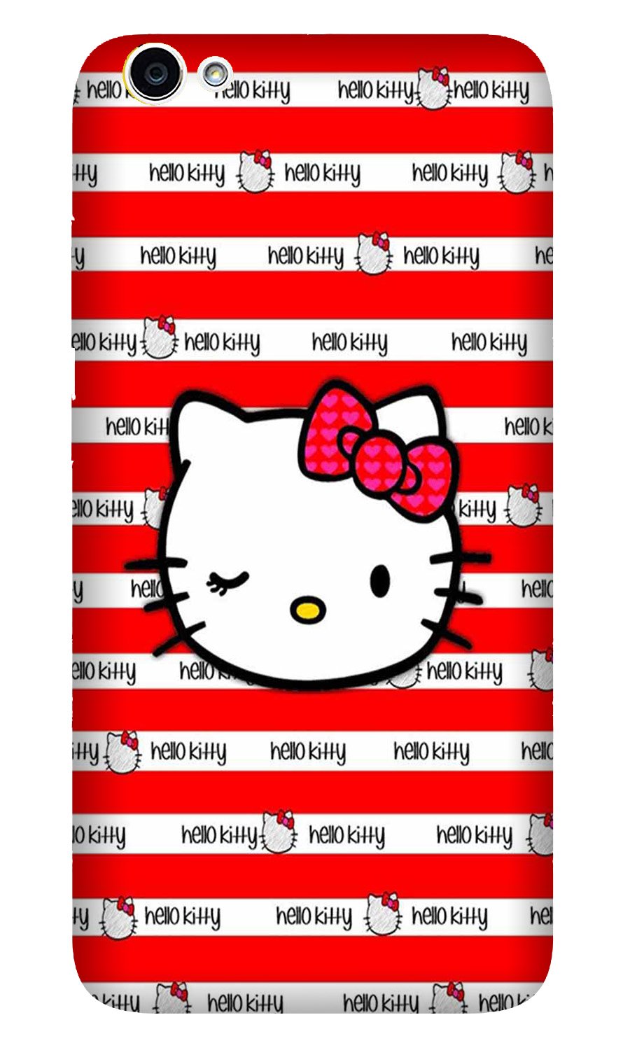 Hello Kitty Mobile Back Case for Vivo Y55/ Y55s (Design - 364)
