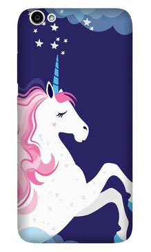 Unicorn Mobile Back Case for Vivo Y71 (Design - 365)
