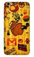 Wooden Texture Mobile Back Case for Vivo Y81i (Design - 367)
