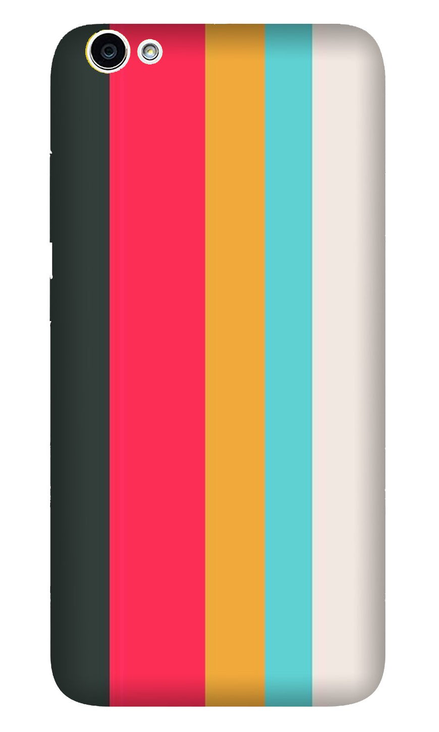 Color Pattern Mobile Back Case for Vivo Y71 (Design - 369)