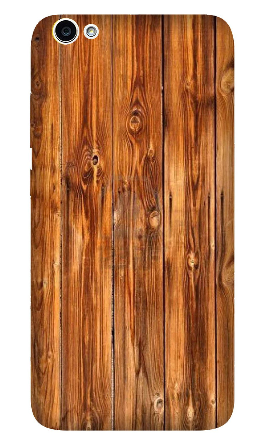 Wooden Texture Mobile Back Case for Vivo Y55/ Y55s (Design - 376)