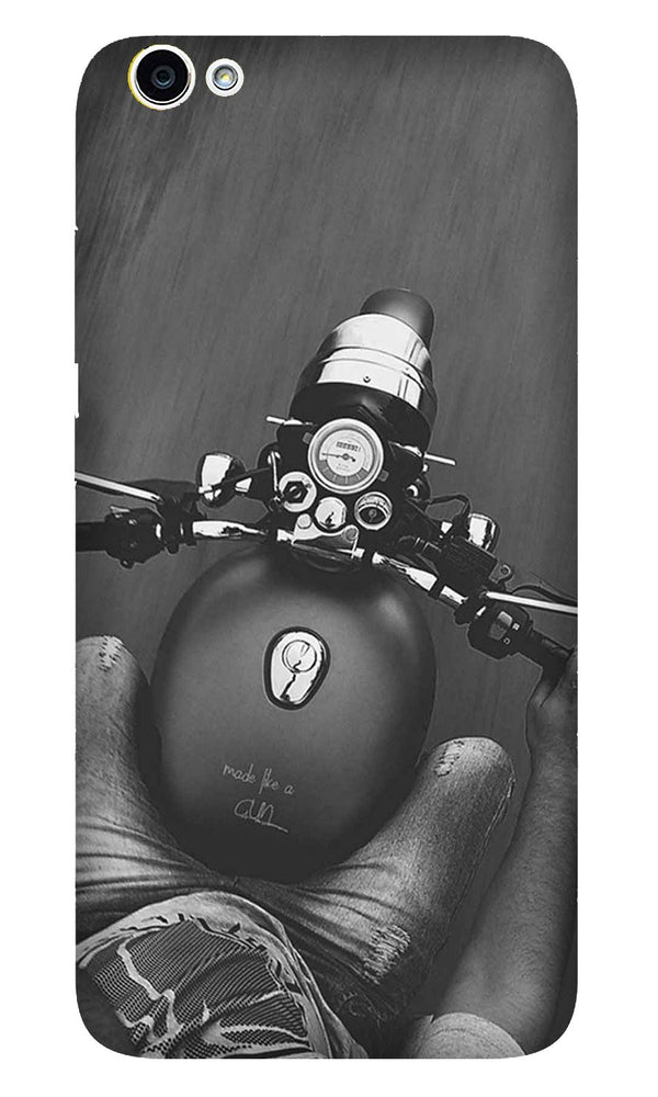 Royal Enfield Mobile Back Case for Oppo A83  (Design - 382)