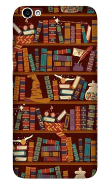 Book Shelf Mobile Back Case for Oppo A71 (Design - 390)