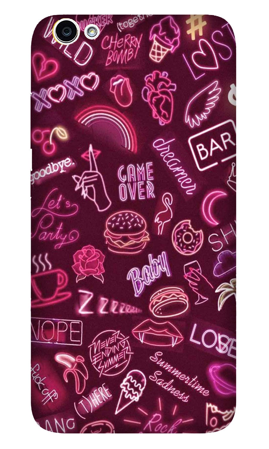 Party Theme Mobile Back Case for Oppo A71 (Design - 392)