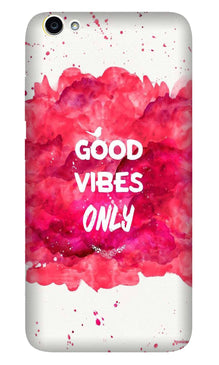 Good Vibes Only Mobile Back Case for Oppo A83  (Design - 393)