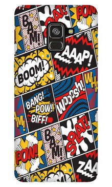 Boom Mobile Back Case for Galaxy A8 Plus   (Design - 302)