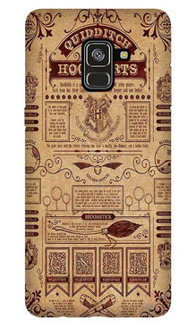 Hogwarts Mobile Back Case for Galaxy A5 (2018) (Design - 304)