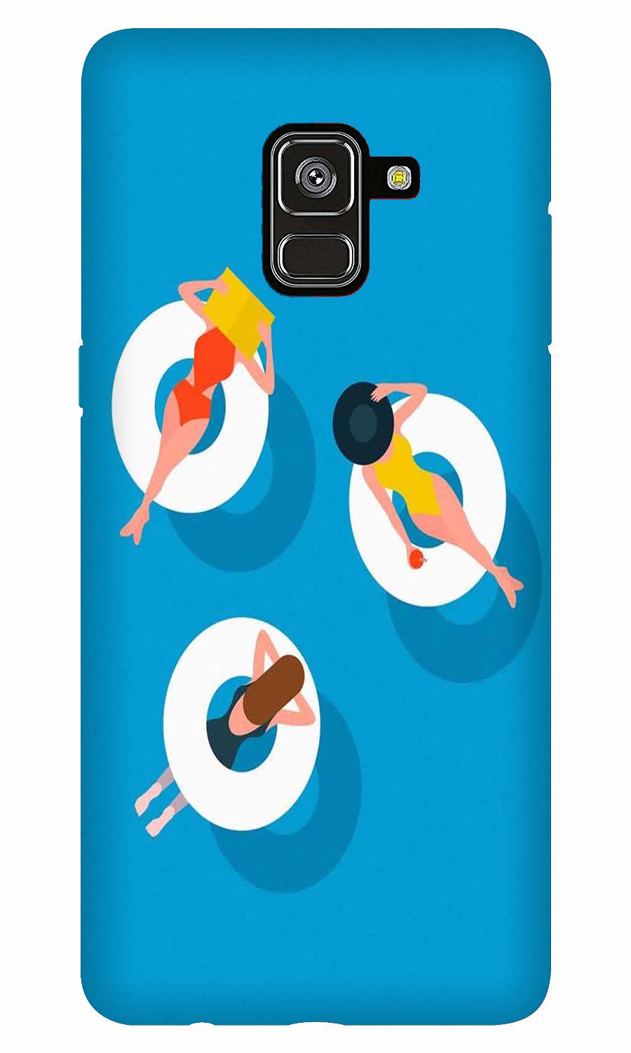 Girlish Mobile Back Case for Galaxy A8 Plus   (Design - 306)