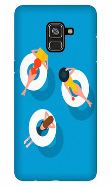 Girlish Mobile Back Case for Galaxy A5 (2018) (Design - 306)