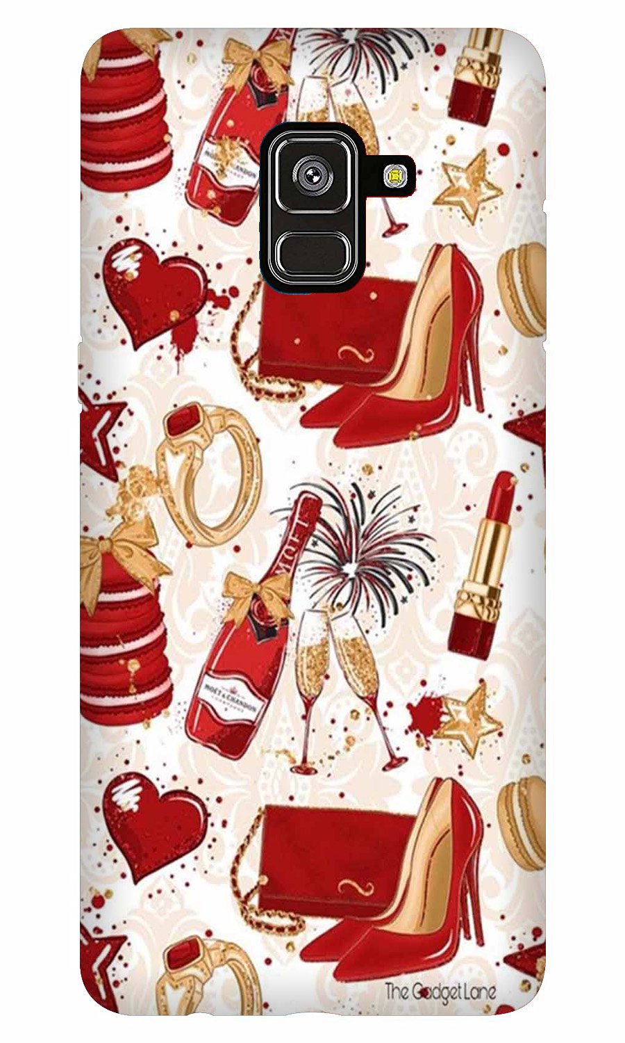 Girlish Mobile Back Case for Galaxy A5 (2018) (Design - 312)