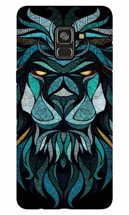 Lion Mobile Back Case for Galaxy A8 Plus (Design - 314)