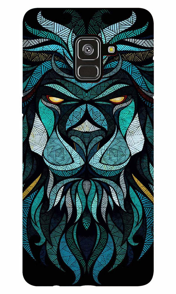Lion Mobile Back Case for Galaxy A8 Plus   (Design - 314)