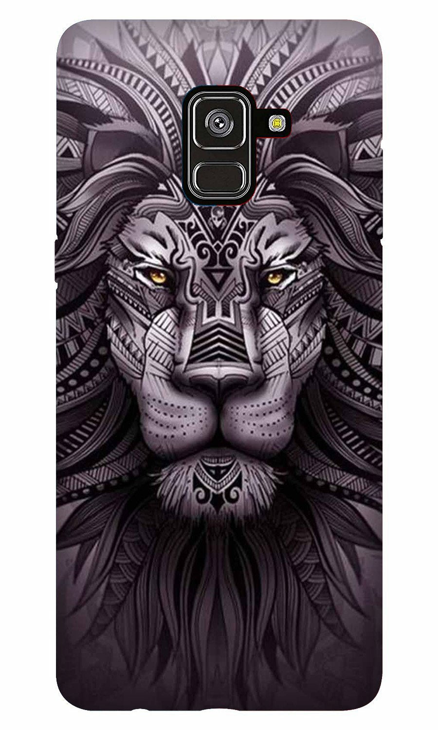 Lion Mobile Back Case for Galaxy J6 / On6   (Design - 315)