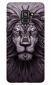Lion Mobile Back Case for Galaxy A8 Plus   (Design - 315)
