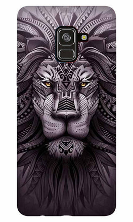 Lion Mobile Back Case for Galaxy A8 Plus (Design - 315)