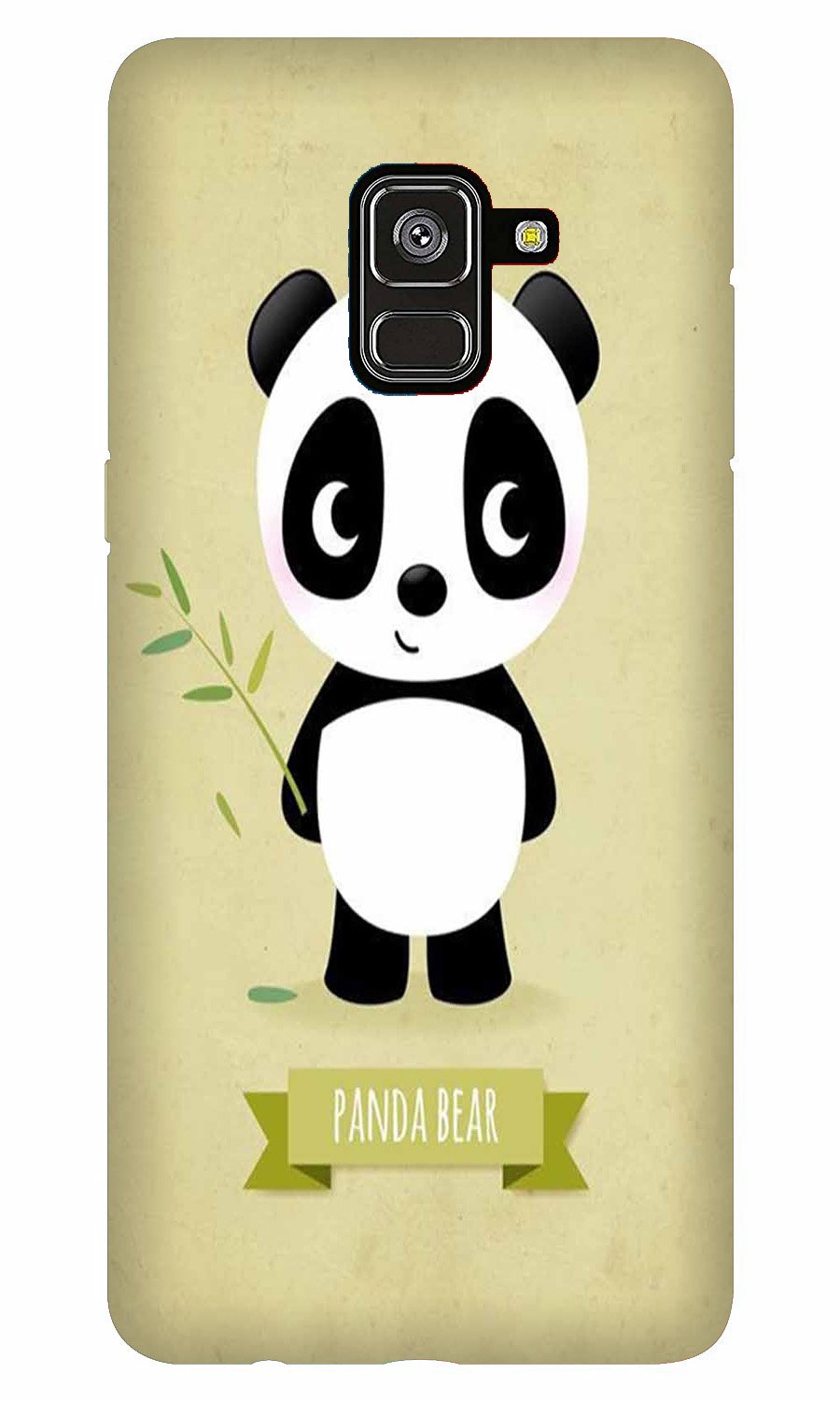 Panda Bear Mobile Back Case for Galaxy A8 Plus   (Design - 317)