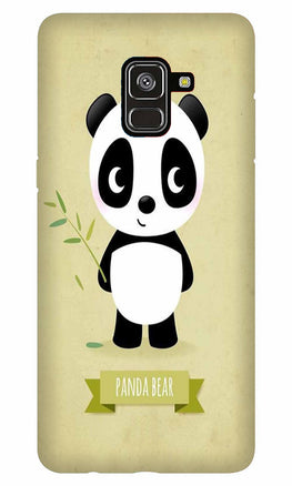 Panda Bear Mobile Back Case for Galaxy J6 / On6 (Design - 317)