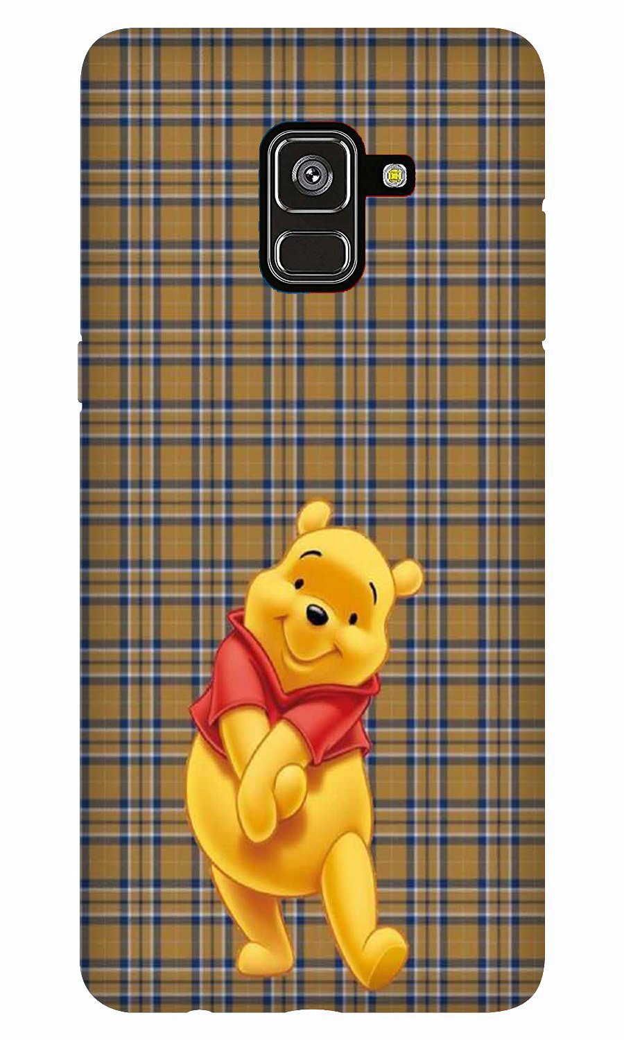 Pooh Mobile Back Case for Galaxy J6 / On6   (Design - 321)
