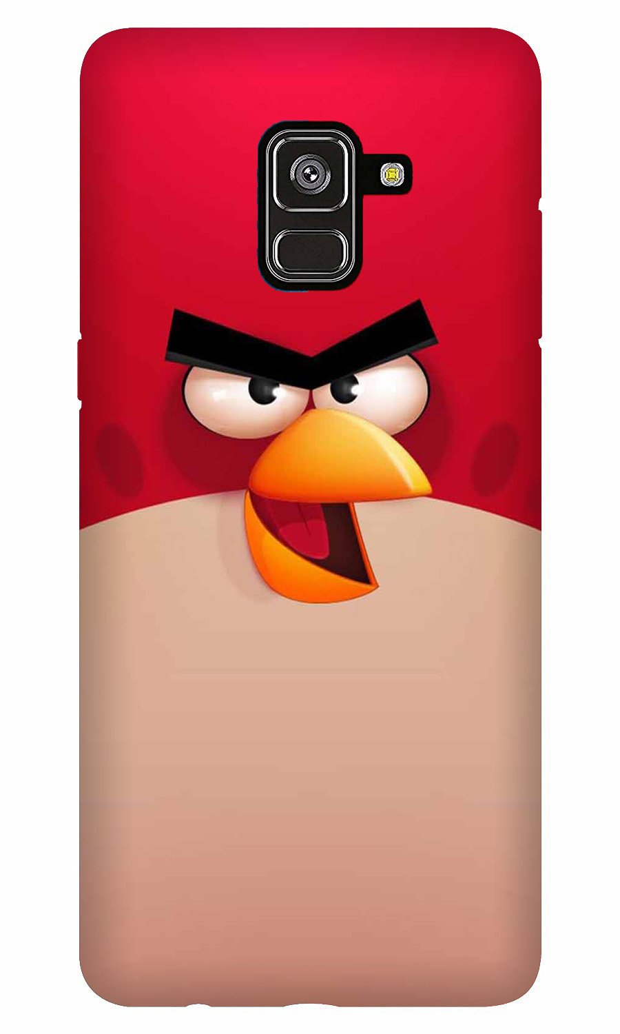 Angry Bird Red Mobile Back Case for Galaxy A8 Plus   (Design - 325)