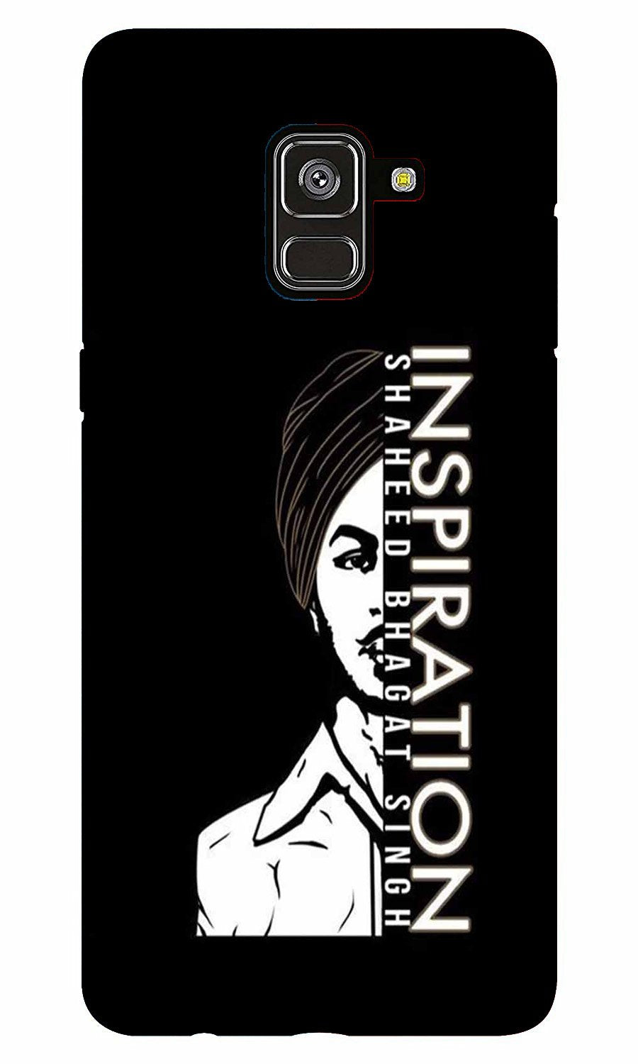 Bhagat Singh Mobile Back Case for Galaxy A8 Plus (Design - 329)