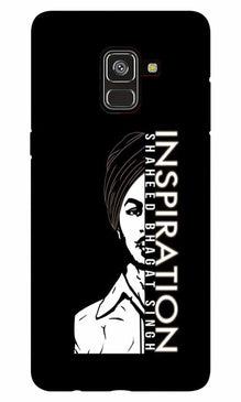 Bhagat Singh Mobile Back Case for Galaxy A8 Plus   (Design - 329)