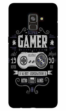 Gamer Mobile Back Case for Galaxy A8 Plus   (Design - 330)