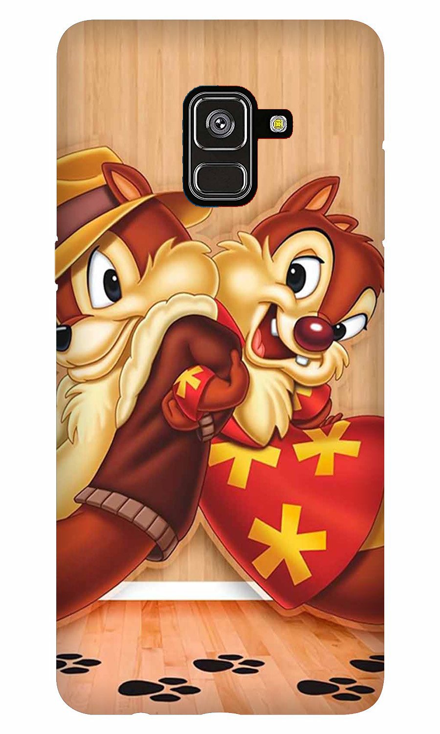 Chip n Dale Mobile Back Case for Galaxy A8 Plus (Design - 335)