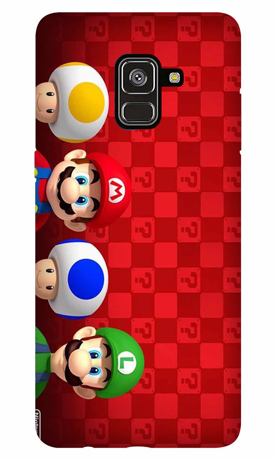 Mario Mobile Back Case for Galaxy A8 Plus   (Design - 337)