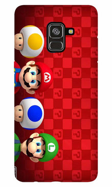 Mario Mobile Back Case for Galaxy A5 (2018) (Design - 337)