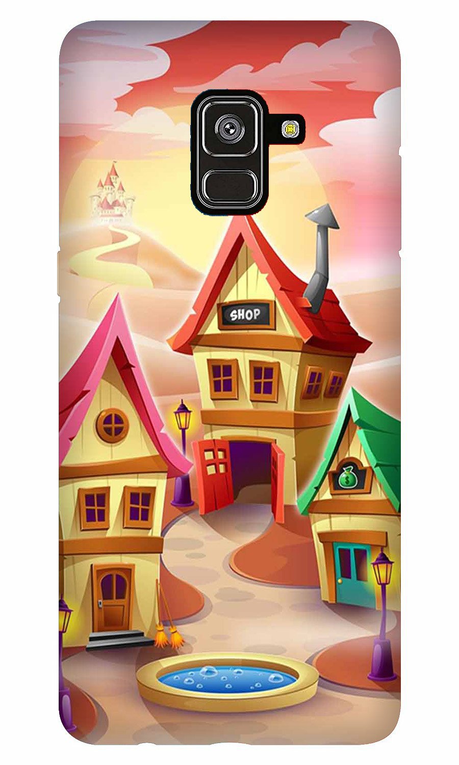 Sweet Home Mobile Back Case for Galaxy A8 Plus (Design - 338)