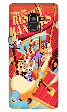 Rescue Rangers Mobile Back Case for Galaxy A8 Plus   (Design - 341)