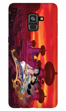 Aladdin Mobile Back Case for Galaxy A8 Plus   (Design - 345)
