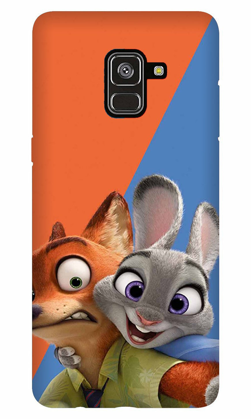 Cartoon Mobile Back Case for Galaxy J6 / On6   (Design - 346)