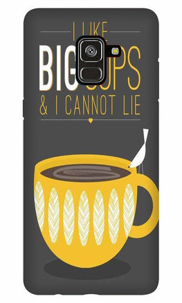 Big Cups Coffee Mobile Back Case for Galaxy J6 / On6 (Design - 352)