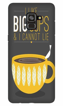 Big Cups Coffee Mobile Back Case for Galaxy A5 (2018) (Design - 352)