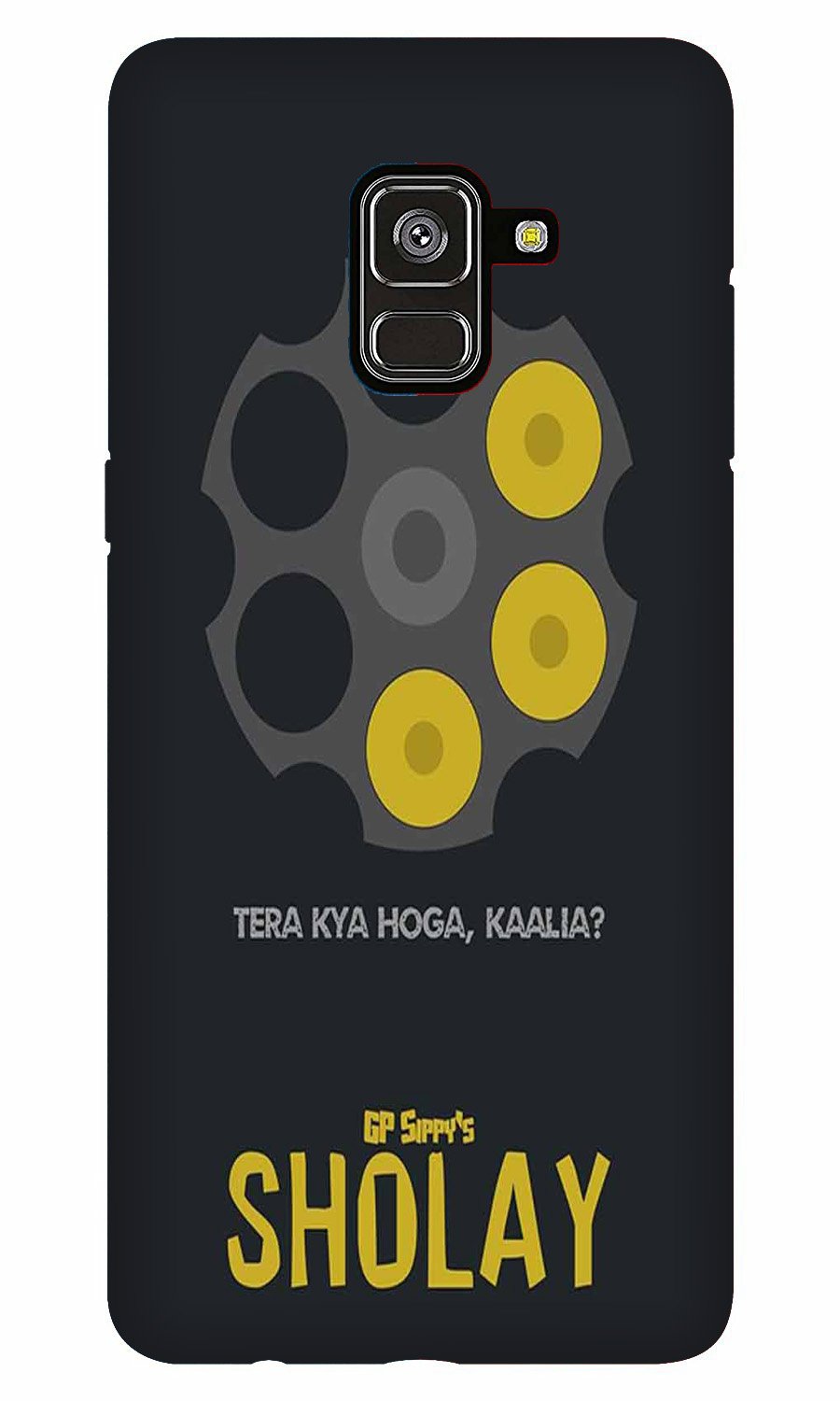 Sholay Mobile Back Case for Galaxy A8 Plus   (Design - 356)
