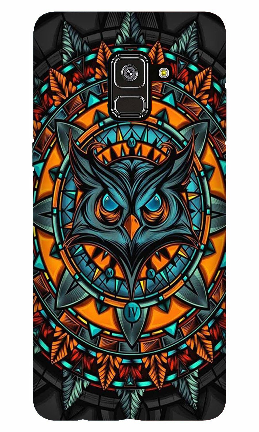 Owl Mobile Back Case for Galaxy A5 (2018) (Design - 360)