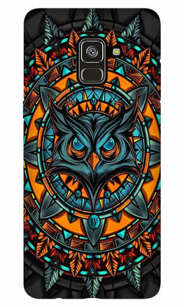 Owl Mobile Back Case for Galaxy J6 / On6 (Design - 360)