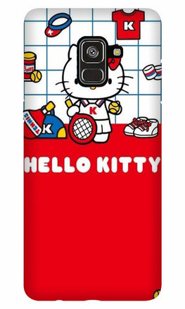 Hello Kitty Mobile Back Case for Galaxy J6 / On6 (Design - 363)