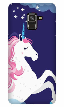 Unicorn Mobile Back Case for Galaxy A8 Plus   (Design - 365)