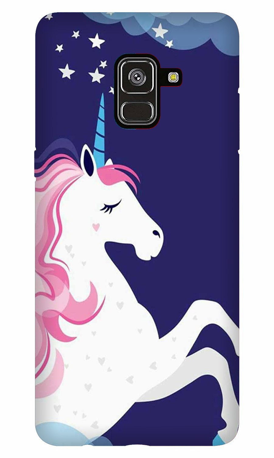 Unicorn Mobile Back Case for Galaxy J6 / On6   (Design - 365)