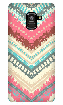 Pattern Mobile Back Case for Galaxy A8 Plus   (Design - 368)