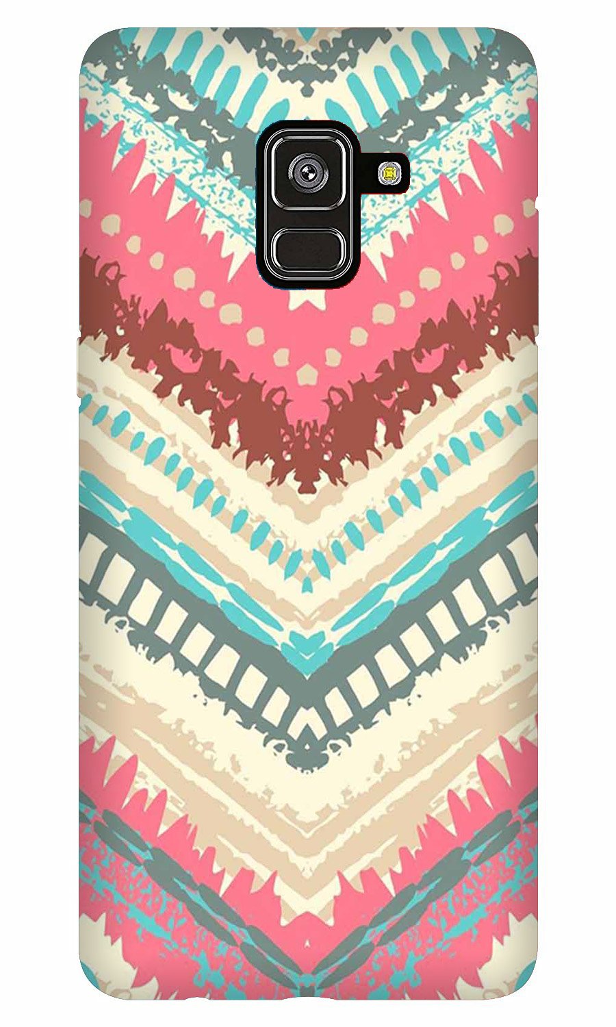 Pattern Mobile Back Case for Galaxy A5 (2018) (Design - 368)