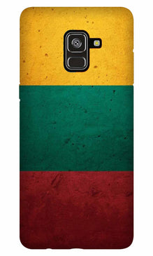Color Pattern Mobile Back Case for Galaxy A6   (Design - 374)