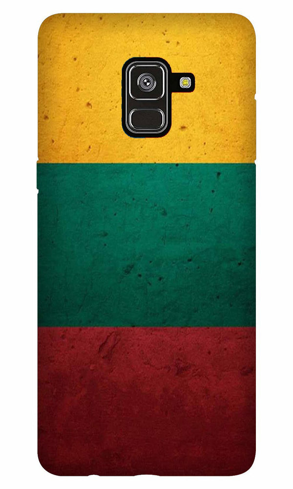 Color Pattern Mobile Back Case for Galaxy J6 / On6   (Design - 374)