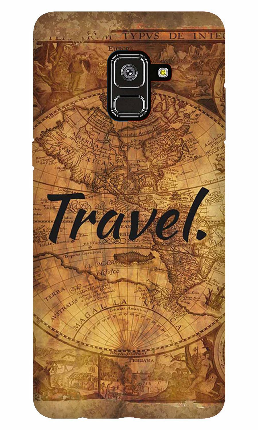Travel Mobile Back Case for Galaxy A6   (Design - 375)